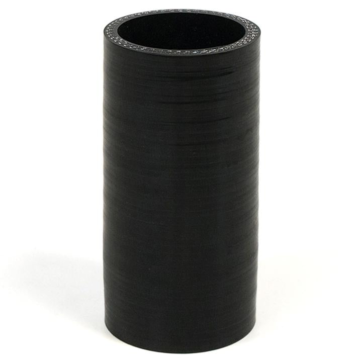 SAAS Silicone Straight Hose 57 x 57 x 127mm Black SSH5757127