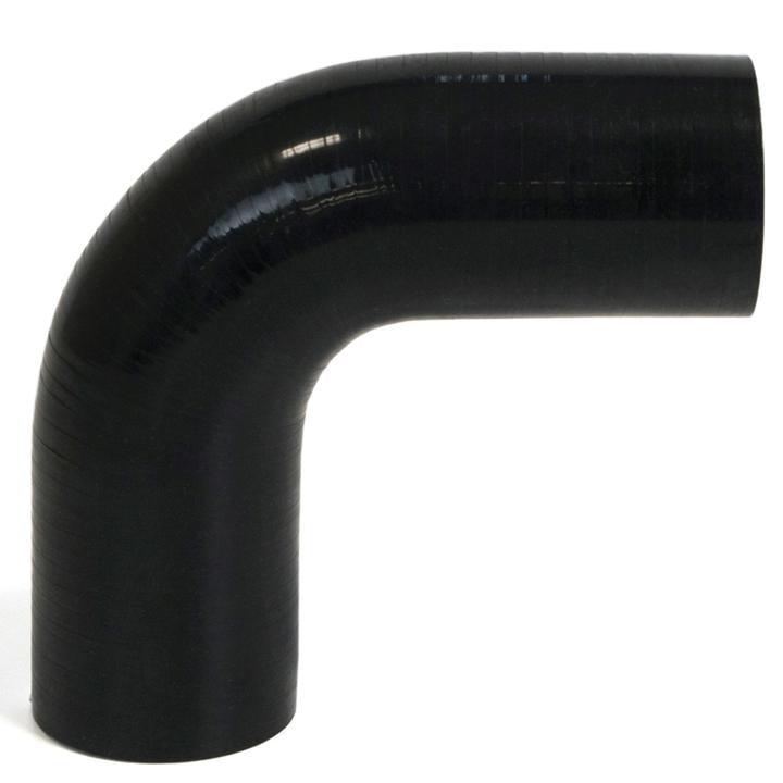 SAAS Silicone 90 Degree Hose 57 x 57mm Black SSH905757
