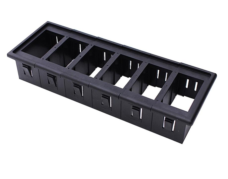 SAAS Switch Panel 6 Way (Carling Type) SSPH6