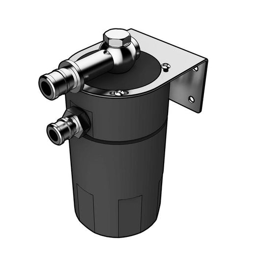 SAAS Oil Catch Can 4x4 Baffled Billet (Black) 500mL ST1014