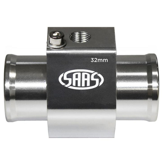 SAAS 32mm Water Temp Hose Adapter Aluminium SWTA32