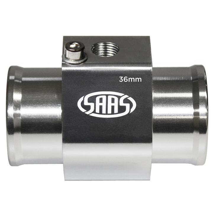SAAS 36mm Water Temp Hose Adapter Aluminium SWTA36