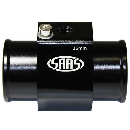SAAS 36mm Water Temp Hose Adapter Black SWTA36B