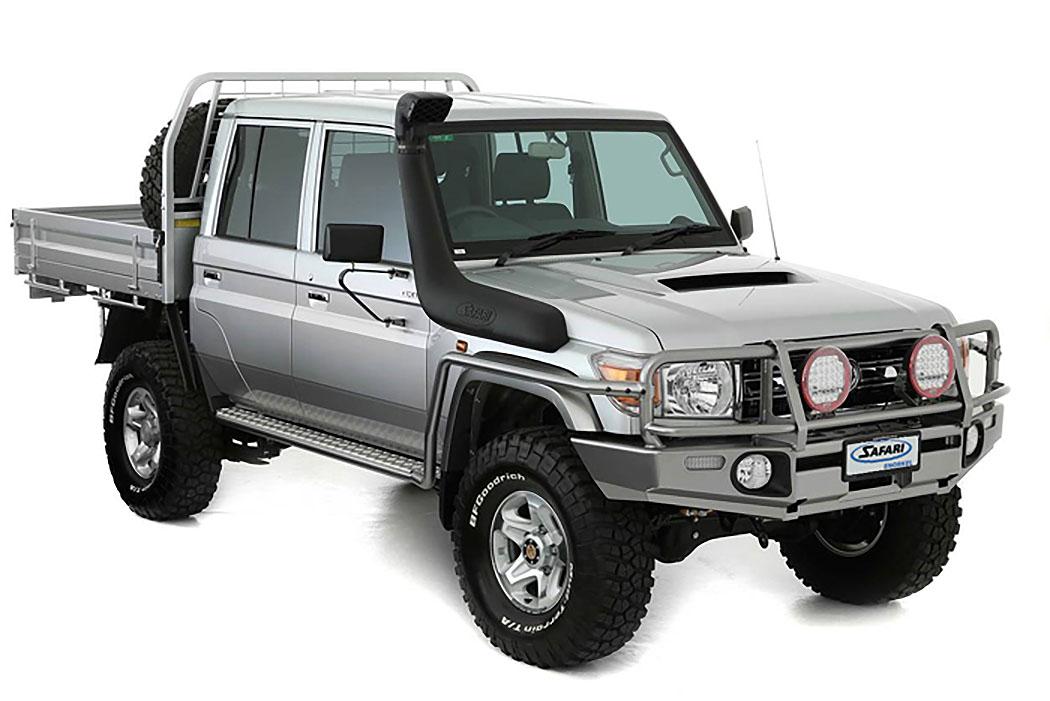 Safari Snorkel V-Spec Kit fits Toyota LandCruiser 4.5L Diesel 76, 78, 79 Series 2007-16