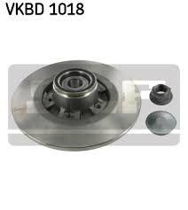 SKF Brake Rotor w/ Bearing 274mm Rear VKBD 1018