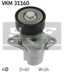 SKF Tensioner Pulley Ribbed Belt VKM 31160