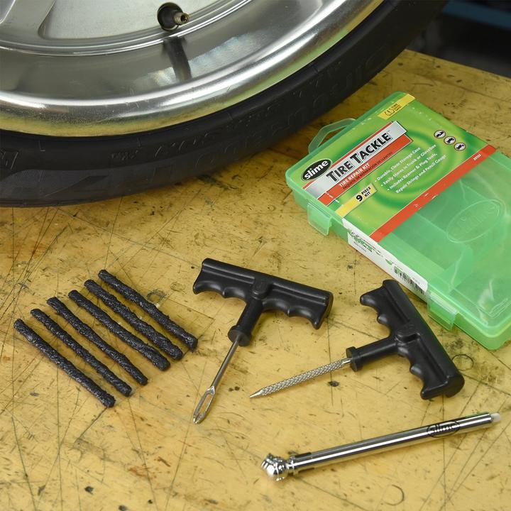 Slime Tyre Repair Tackle Kit 9 Piece 20133