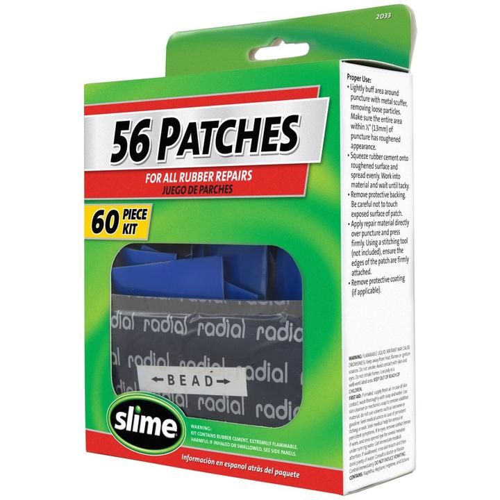 Slime Tyre Patch Kit (60 Piece) 2033