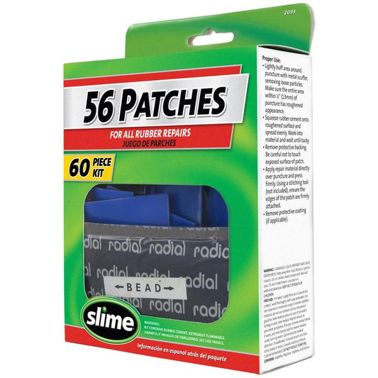 Slime Tyre Patch Kit (60 Piece) 2033