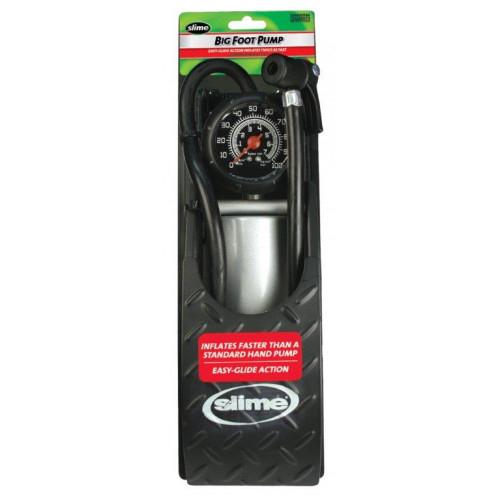 Slime Heavy Duty Foot Pump Single Piston 2063