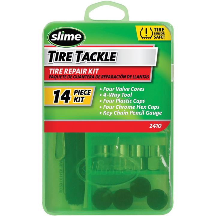 Slime Tyre Repair Tackle Kit 14 Piece 2410
