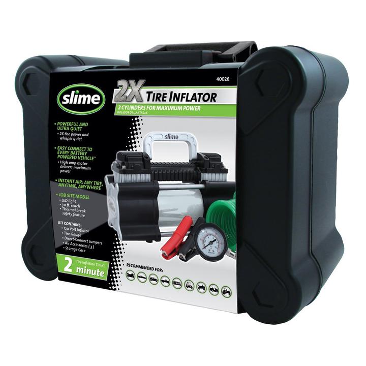 Slime 2X Heavy Duty Tyre Inflator 40026