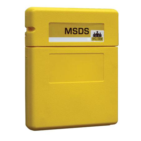 Spill Crew Document Holder PE Yellow SCDHPEY007