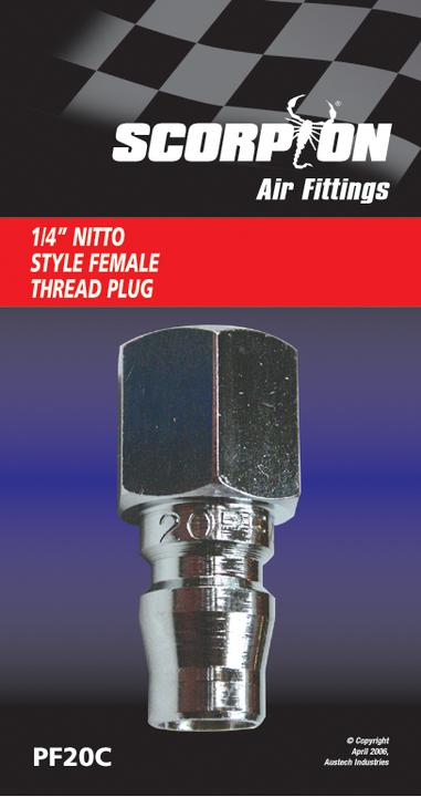 SP Tools Nitto Style 1/4 Female Plug Carded