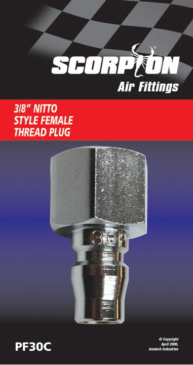 SP Tools Nitto Style 3/8 Female Plug Carded