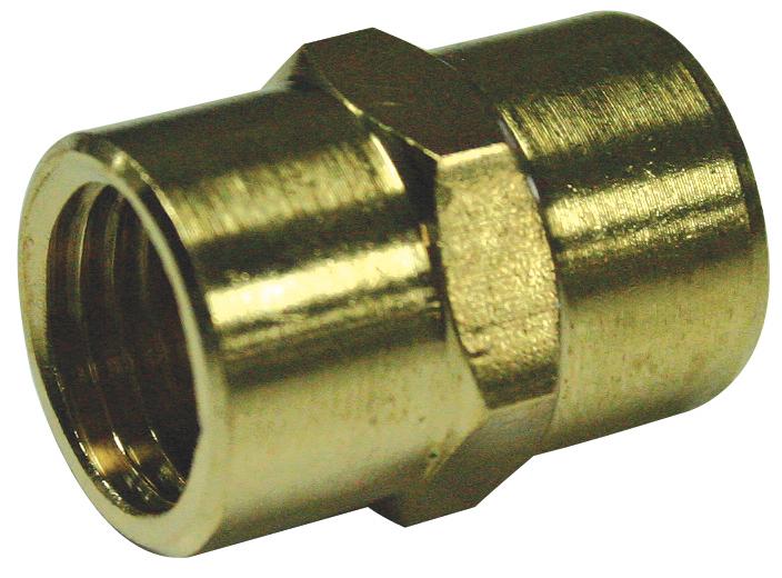 SP Tools Brass 1/4""F X 1/4""F Hex Socket