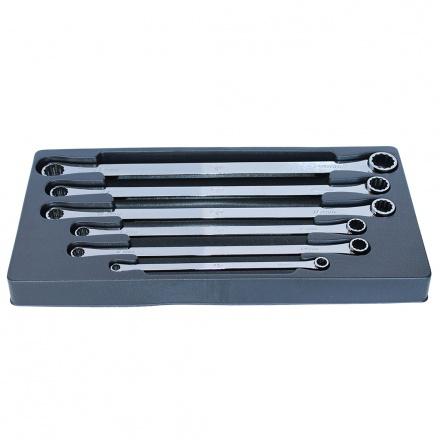 SP Tools Spanner Set Flat Ring Metric 6Pc