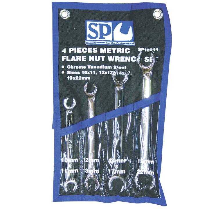 SP Tools Spanner Set Flare Metric 4 Pc