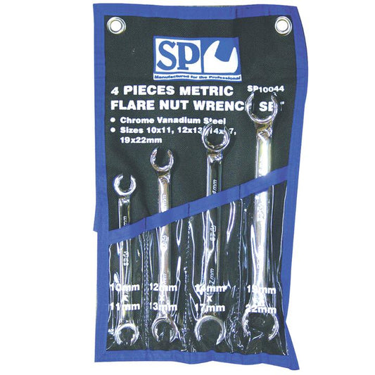 SP Tools Spanner Set Flare Metric 4 Pc