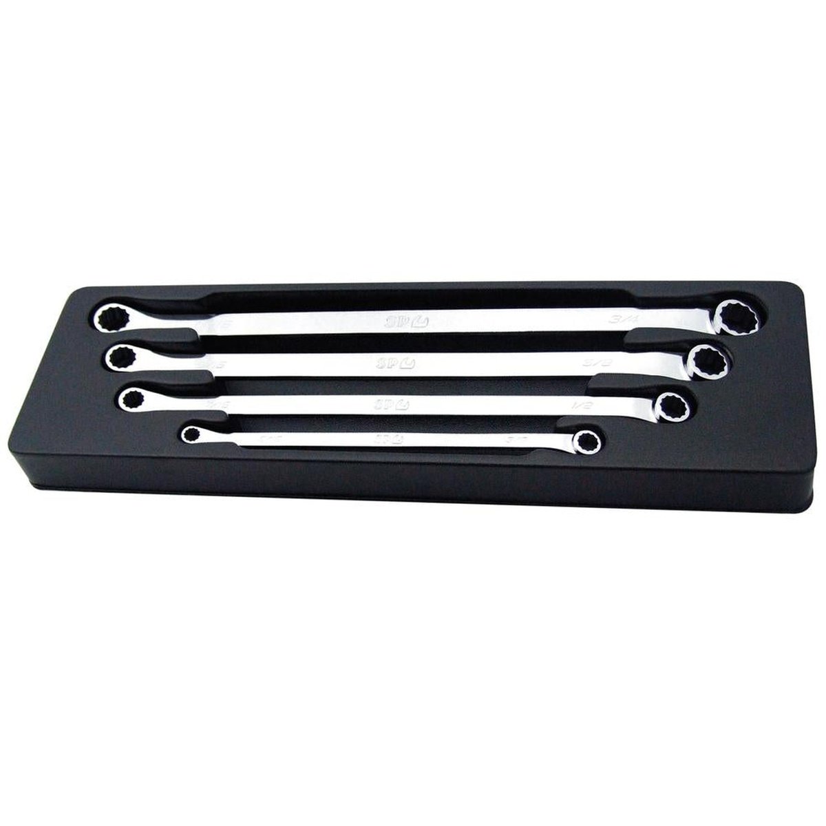 SP Tools Spanner Set 15Degree Offset Long Ring SAE 4Pc