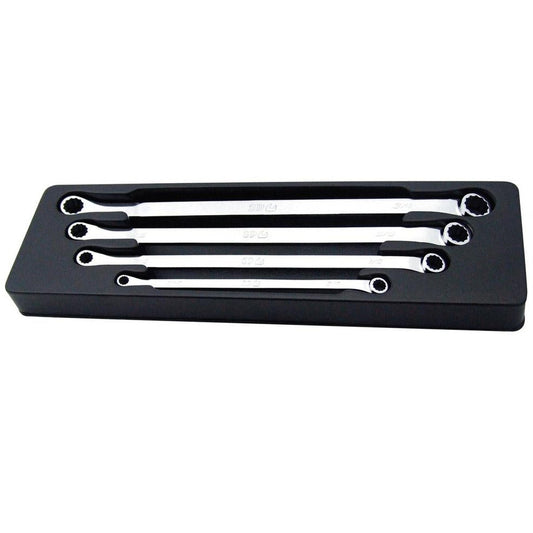 SP Tools Spanner Set 15Degree Offset Long Ring SAE 4Pc