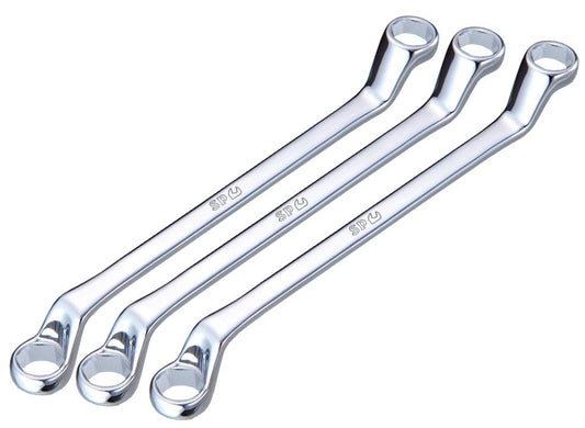 SP Tools Spanner Set Ring 6PT 75 Degree Offset 3pc