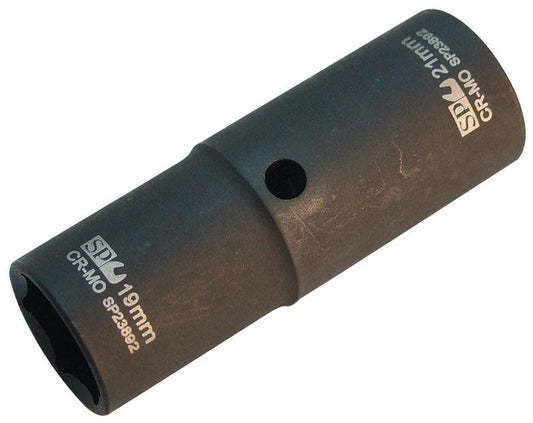 SP Tools Socket Impact Flip 1/2Dr Metric 19x21mm