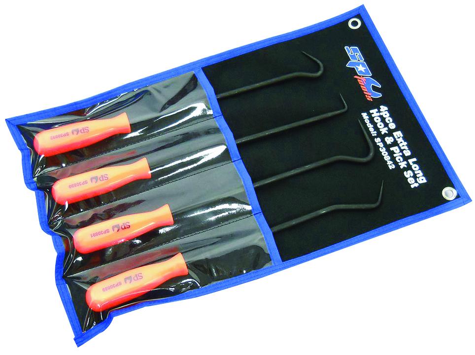 SP Tools Hook & Pick Set 4Pcs(Extra Long Hook)