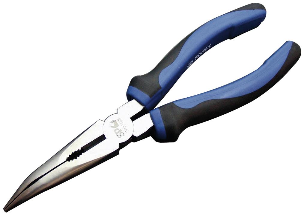SP Tools Pliers High Leverage Bent Long Nose 200mm
