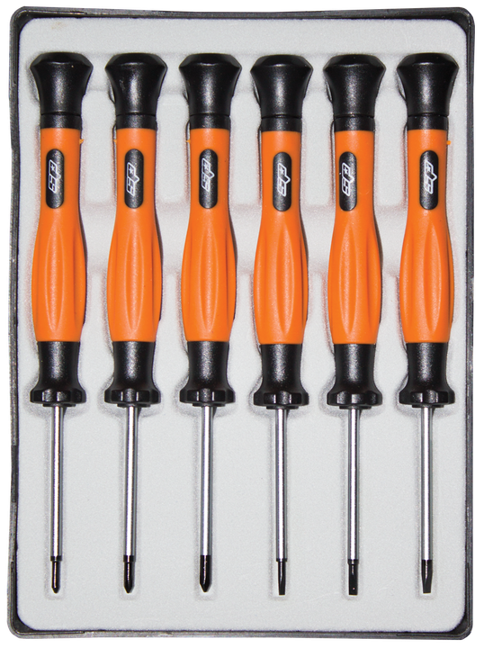 SP Tools Screwdriver Set 6Pc Mini Phillips/Slotted