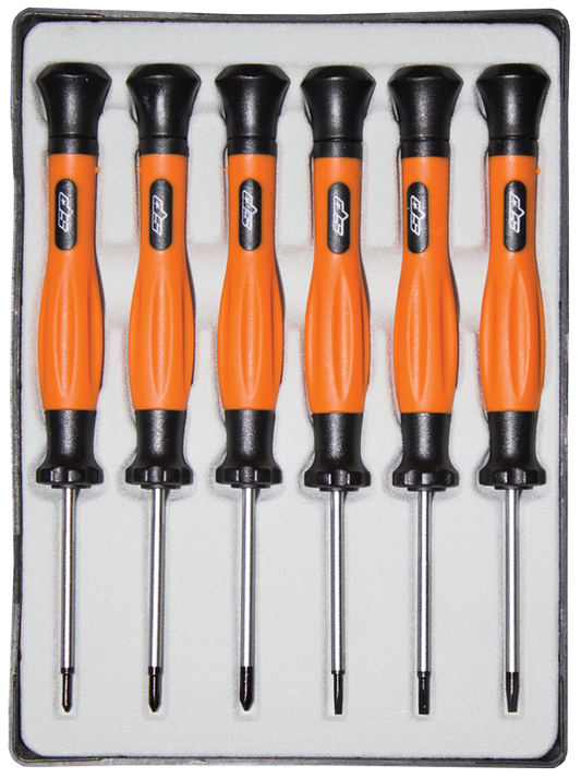 SP Tools Screwdriver Set 6Pc Mini Phillips/Slotted