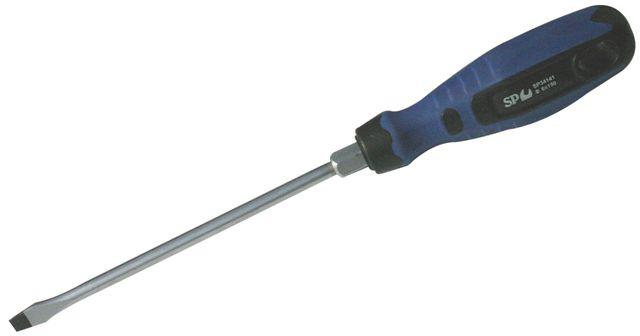 SP Tools Screwdriver Premium Hex Bolster Slotted 6.0x150