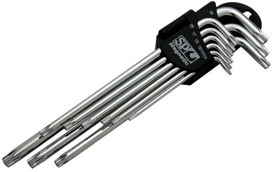 SP Tools Key Set Magnetic 9Pc Torx Drive