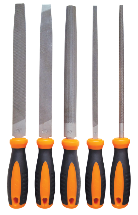 SP Tools File Set 5pc 254mm(10"")