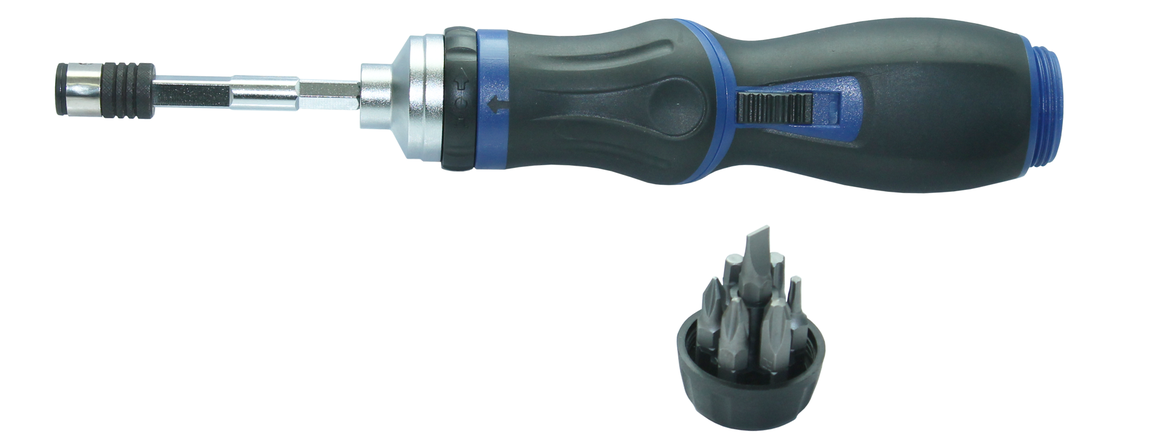 SP Tools Bit Set 9Pc Inc Rotatable Ratchet Driver