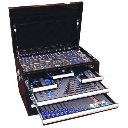 SP Tools Custom Series Tool Kit 138 Pc Metric 5 Dr Black