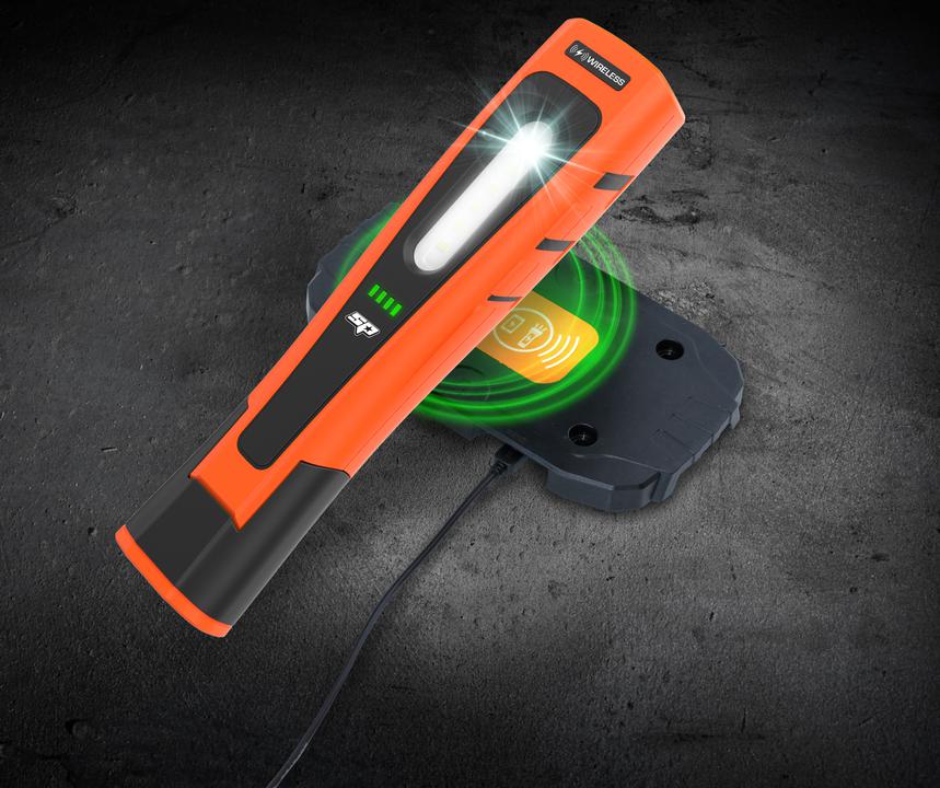 SP Tools Wireless Charging LED Work Light Twin Pack