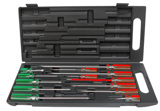 888 By SP Tools Screwdriver Set 13Pc Phillips/Slotted Plastic Carry