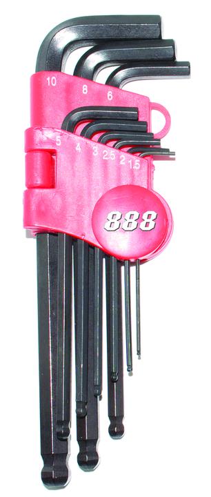 888 By SP Tools Key Set 9Pc Metric Ball Drive Hex