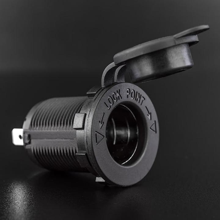 STEDI 12V Cigarette Lighter Socket Flush Mount