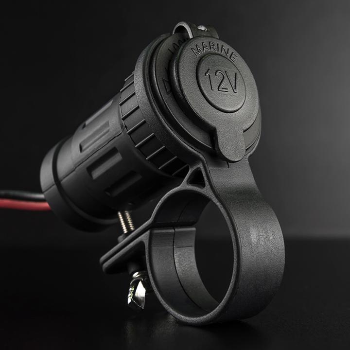 STEDI 12V Cigarette Lighter Socket Handlebar Mount