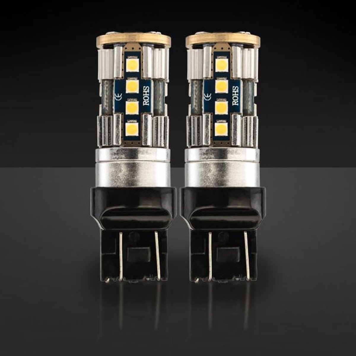 STEDI 2 Pack T20 7443 W215W Wedge LED Light Dual Filament Parker