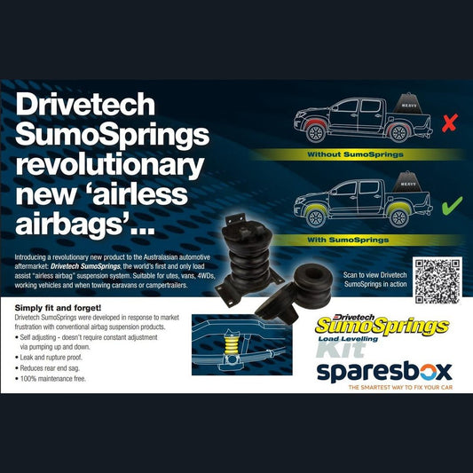 Drivetech SumoSprings Airless Airbag Kit - Fits Toyota Hiace