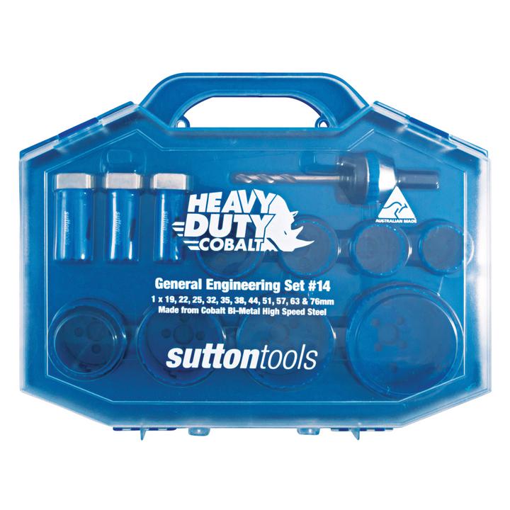 Sutton Holesaw Set Bi-Metal Cobalt HSS 11pc 19-76mm Dia H105S14