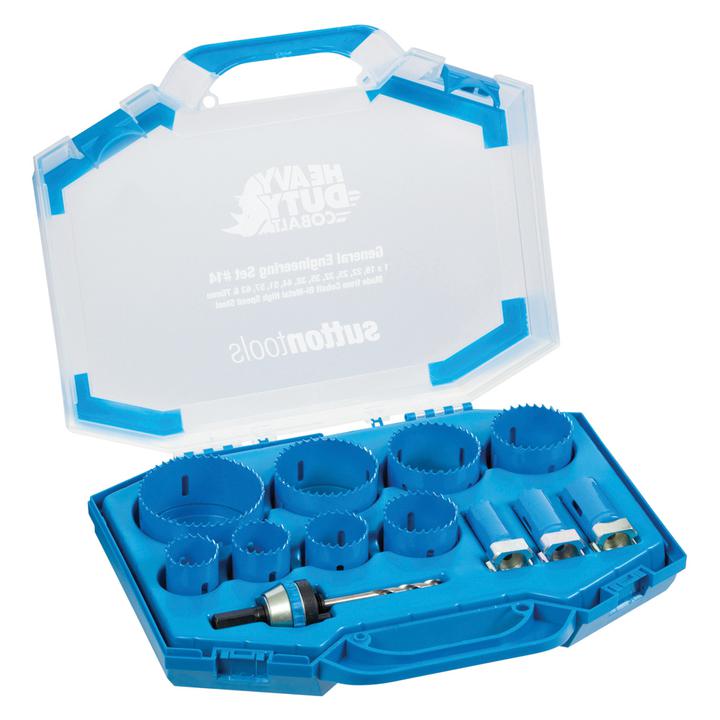 Sutton Holesaw Set Bi-Metal Cobalt HSS 11pc 19-76mm Dia H105S14