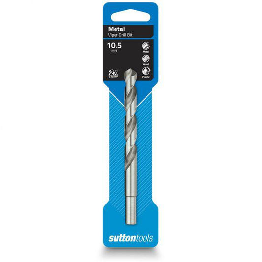 Sutton Jobber Drill Bit Viper HSS 10.5x133mm S/P HSP1050