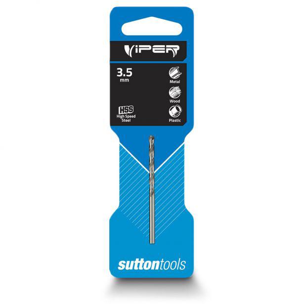Sutton Jobber Drill Bit Viper HSS 3.5x70mm S/P HSP350