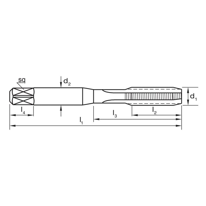 Sutton Flute Tap 3pc Set HSS Straight M24x3 T3862400