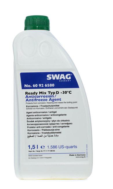 SWAG Coolant Type D Pre-Mix 1L 60 92 6580