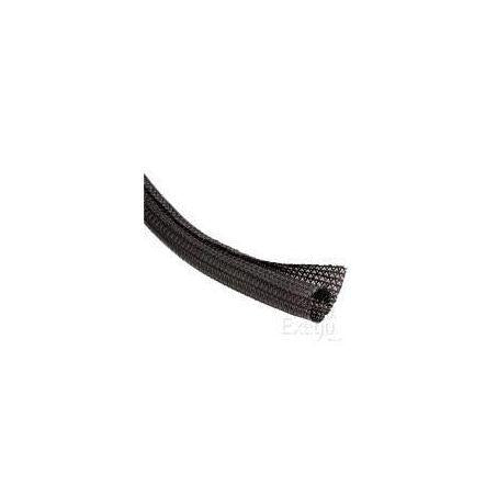 Techflex Flexo Flexible Split Braided Sleeving 25mm x 15m F6N1.00BK